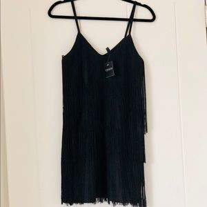 Brand New Top Shop Black Flapper Dress